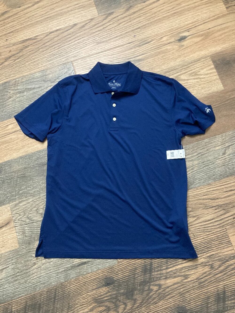 Brooks Brothers Performance Series Golf Polo Shirt Men’s Sz S Navy Blue NWT